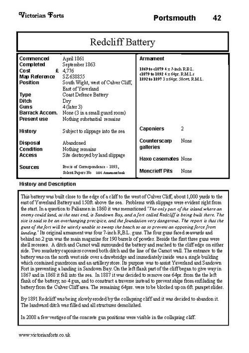 Redcliff Battery datasheet